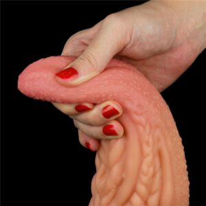 10281 DILDO TONGUE 10 DUPLA CAMADA