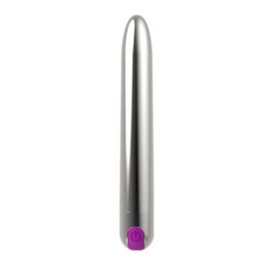 10328 RENEE VIBRADOR 10 FUNCIONES 185 CM USB PLATA