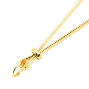 10349 GRAMPOS MAMILOS DE METAL PRETODOURADO