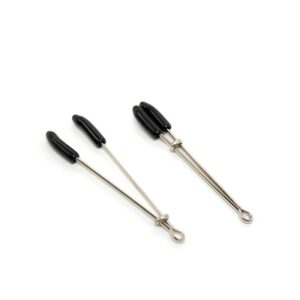 10353 ABRACADEIRAS MAMILOS METAL PRETOPRATA