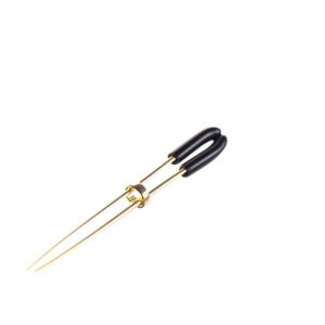 10355 GRAMPOS MAMILO COM BOLAS DE CRISTAL DOURADAS