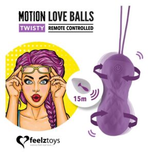 BOLAS COM MOVIMENTO E VIBRAÇÃO COM CONTROLE REMOTO
