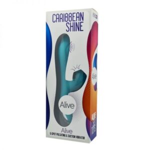 9910 CARIBBEAN SHINE G SPOT PULSATING SUCTION VIBRATOR
