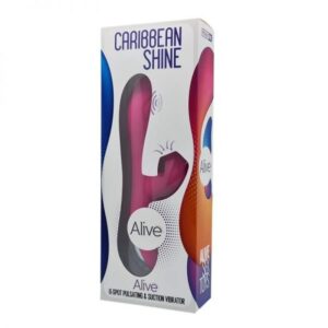 9914 CARIBBEAN SHINE G SPOT PULSATING SUCTION VIBRATOR