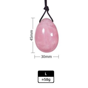 11530 OVO YONI QUARTZO ROSA