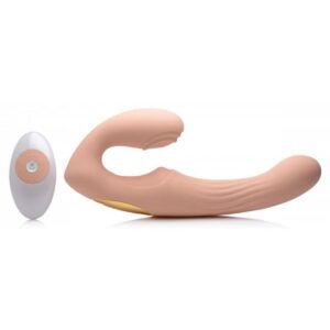 11559 STRAP ON VIBRATORIO DUPLO U PULSE
