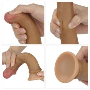 12061 LOVETOY DILDO NATURE 7 SILICONE