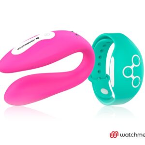 12229 WEARWATCH VIBRADOR DUPLA TECNOLOGIA RELOGIO FUCSIA AGUA MARINHA