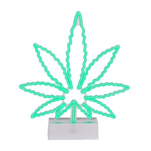 NEON LAMP CA**BIS LEAF
