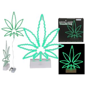 NEON LAMP CA**BIS LEAF