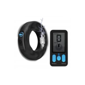12795 ANEL DE SILICONE VIBRANTE E ELETROESTIMULACAO COM REMOTO