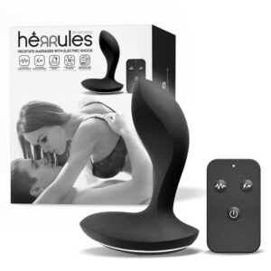 HERRULES MASSAGEADOR DE PRÓSTATA E ELETROCHOQUE E VIBRAÇÃO