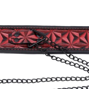 DIAMOND COLLAR WITH NIPPLE CLAMPS