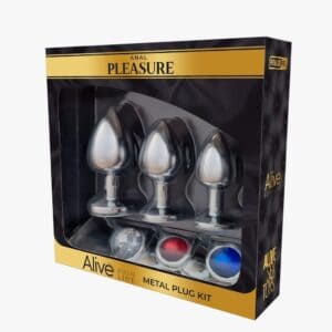 Kit 3 Plugs Anais de Metal – Tamanhos S/M/L