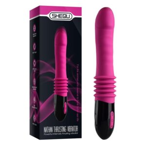 13488 VIBRADOR MOVIMENTO EM SILICONE USB NATHAN 26 CM