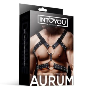 AURUM ARNÊS MASCULINO EM COURO VEGANO