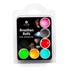 13689 PACK 6 Bolas Brazilian Balls 6 Efeitos