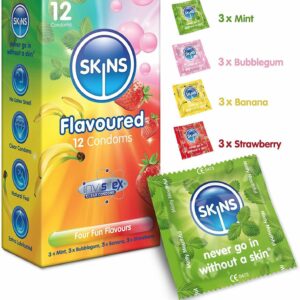 14002 SKINS PRESERVATIVO SABORES VARIOS 12 UDS