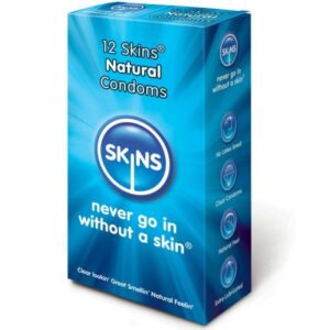 14003 SKINS PRESERVATIVO NATURAL PACK 12 UDS