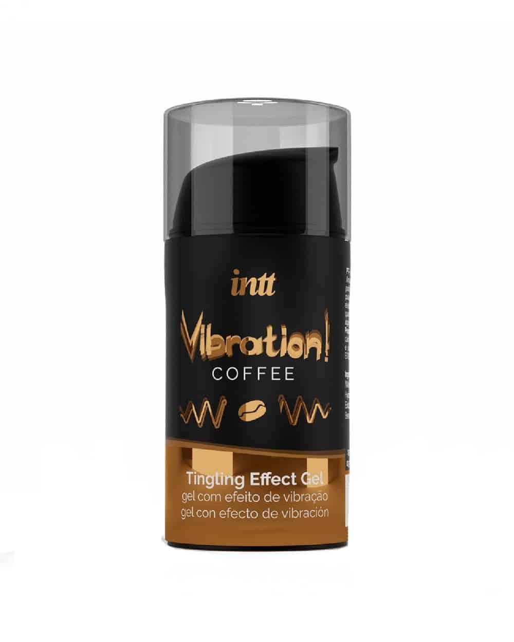 14142 VIBRADOR LIQUIDO CAFE GEL EFEITO DE VIBRACAO 15ML