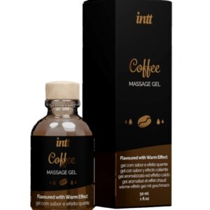 GEL DE MASSAGEM COM SABOR E EFEITO QUENTE DE CAFÉ, 30ML