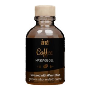 GEL DE MASSAGEM COM SABOR E EFEITO QUENTE DE CAFÉ, 30ML