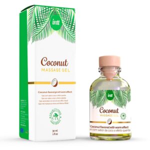 GEL MASSAGEM E ORAL EFEITO QUENTE VEGAN- COCO, 30ML