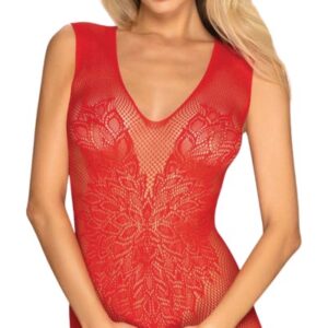 14351 N112 BODYSTOCKING RED