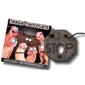 14819 TANGA COMESTIVEL CHOCOLATE MENTA UNISEX