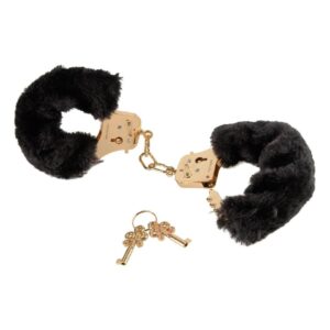 GOLD DELUXE FURRY CUFFS