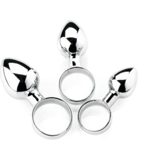 Conjunto de 3 plugues de dedo anal