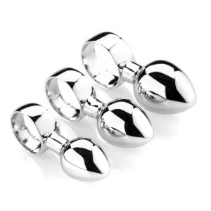 Conjunto de 3 plugues de dedo anal