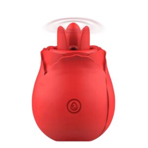 CHERRYROSE 2 EM 1 SUGADOR COM BASE MAGNÉTICA USB PARA LÍNGUAS ESTIMULANTES