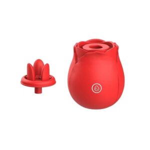 CHERRYROSE 2 EM 1 SUGADOR COM BASE MAGNÉTICA USB PARA LÍNGUAS ESTIMULANTES