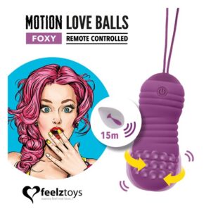 FEELZTOYS - BOLAS DE AMOR COM CONTROLE REMOTO FOXY