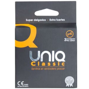 UNIQ CLASSIC SEM LÁTEX 3 UNIDADES