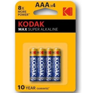 PILHAS KODAK AAA SUPER ALKALINE