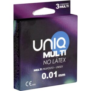 UNIQ MULTI CONDOMS SEM LATEX 3 UNIDADES