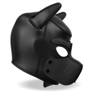 DOG HOUND REMOVABLE MUZZLE BLACK