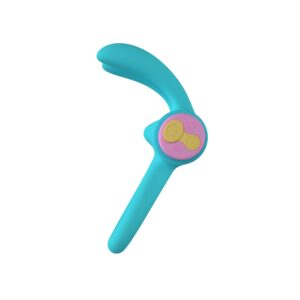 ANEL VIBRADOR RINY COM CONTROLE DE SILICONE AZUL USB