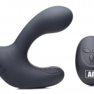 ROUND AND TURN AND PULSATORY USB PROSTATE STIMULATOR WITH REMOTE