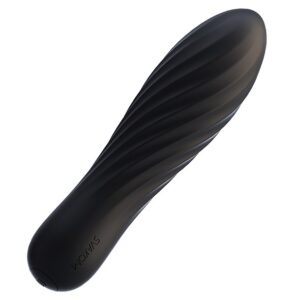 SVAKOM - VIBRADOR TULIPA PRETO