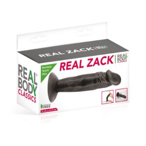 BLACK REALISTIC PENIS ZACK 16 CM
