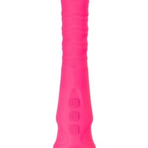JOS Vibrator-pulsator JOS COTOX with vacuum stimulation, silicone, pink, 23 cm
