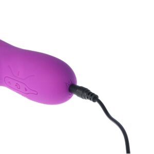 VIBRADOR DE BOTÃO RECARREGÁVEL V9 ROXO