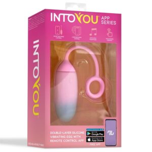 EGG WITH APP DOUBLE LAYER SILICONE BLUE/PURPLE