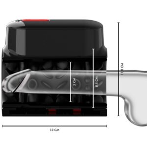 VORTEX - MASTURBADOR TURBO COM ROTAÇÃO 360