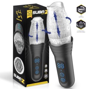 MINOTHOR SUBAZ MASTURBADEIRA MASCULINA COM IMPULSO E ROTAÇÃO 360º