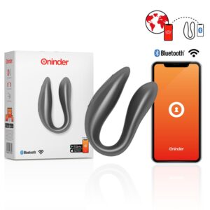 ONINDER - LISBOA BLACK ESTIMULADOR DE PONTO G E CLITÓRIS - APLICATIVO ROSA GRATUITO