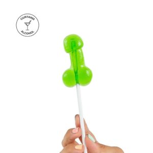 CHUPA CHUPA FORMA DE PÉNIS COM SABOR A CAIPIRINHA